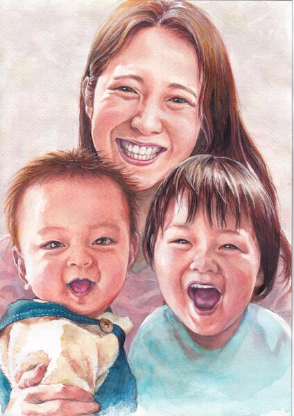 Lisa Nakazono and her kids Vol.2-02