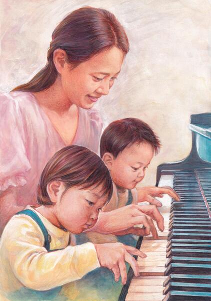 Lisa Nakazono and her kids Vol.5-03