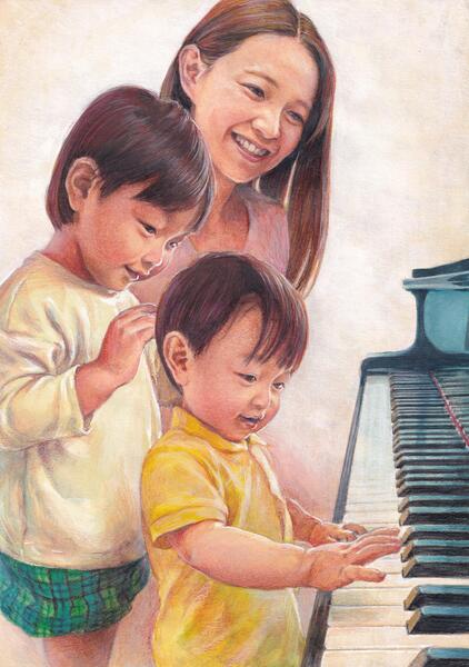 Lisa Nakazono and her kids Vol.6-05
