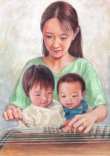 Lisa Nakazono and her kids Vol.6-01