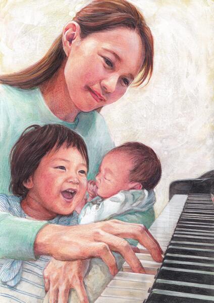 Lisa Nakazono and her kids Vol.3-03