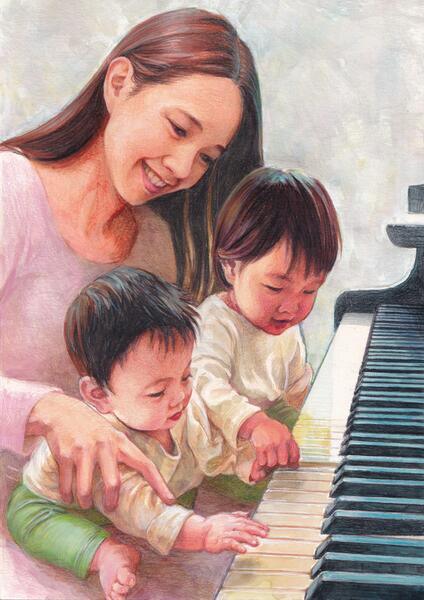 Lisa Nakazono and her kids Vol.5-02