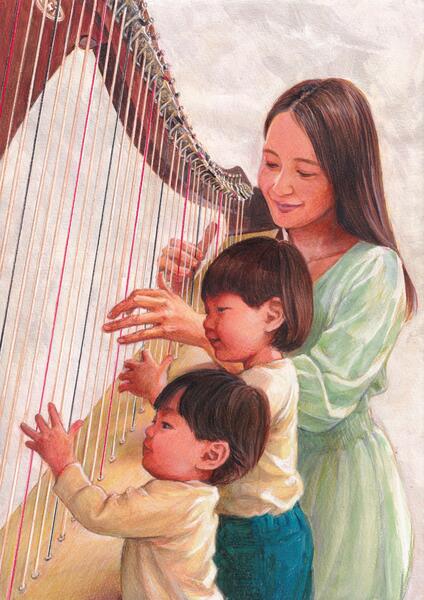 Lisa Nakazono and her kids Vol.6-03