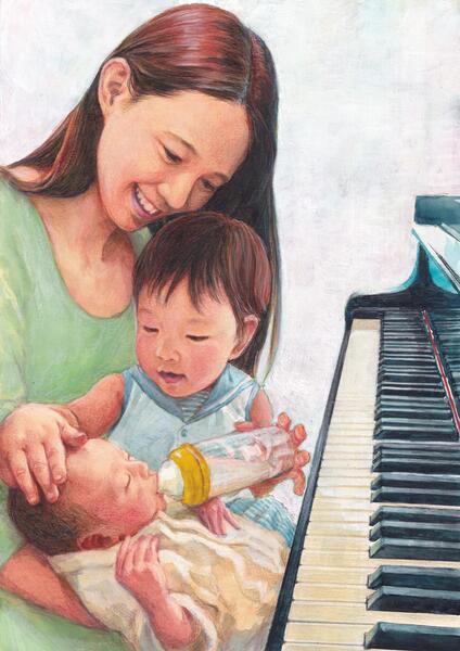 Lisa Nakazono and her kids Vol.4-01